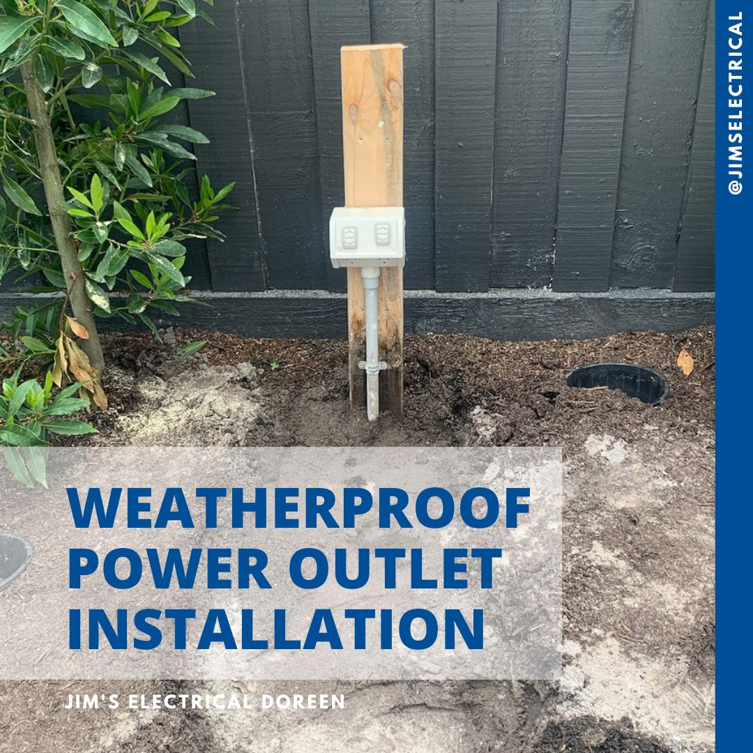 Weatherproof Power Outlet Installation